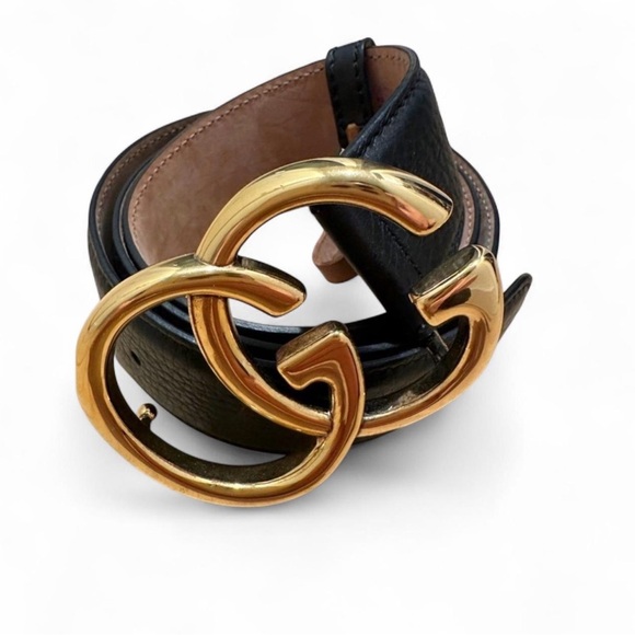 Gucci GG Gold MARMONT WIDE BELT Size 36 - Picture 5 of 5